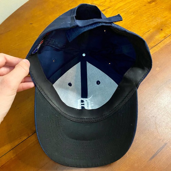 Blue Baseball Cap with White Logo - Picture 12 of 15